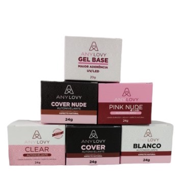 Gel Para Unhas Anylovy 24g/20g Acrigel Fibra Alongamento de Unhas
