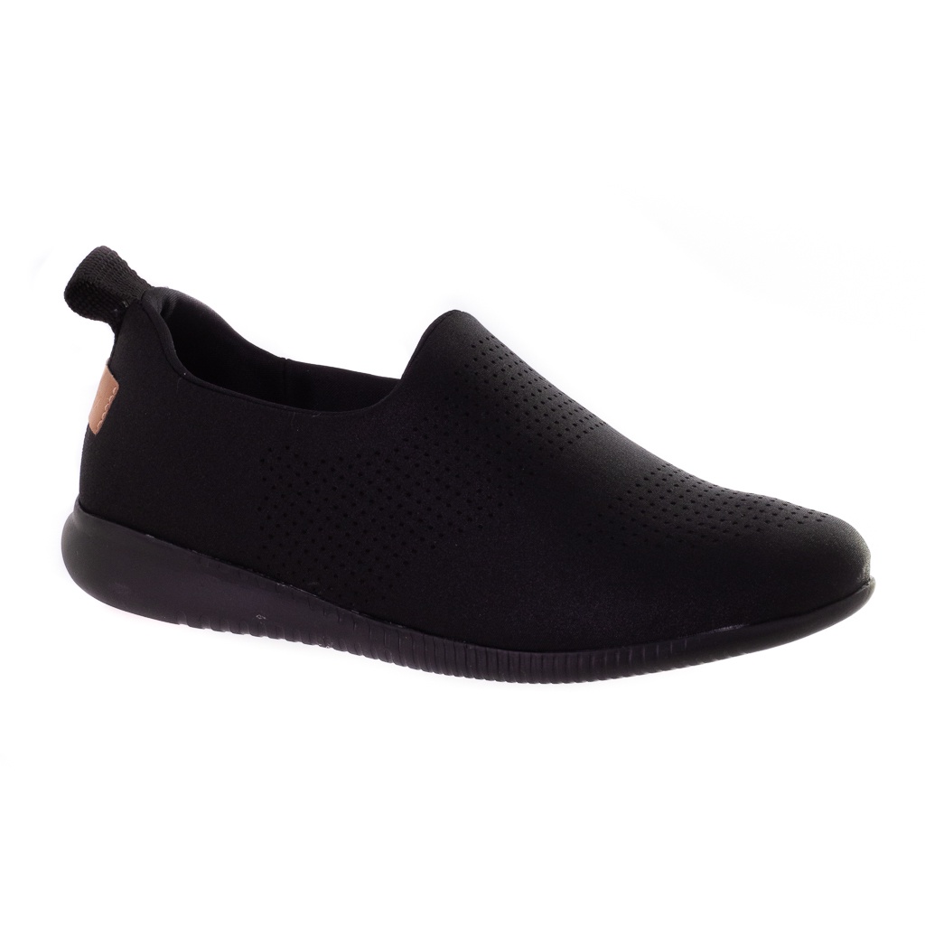 Tênis Feminino Casual Elastano Confortável Slip On Usaflex