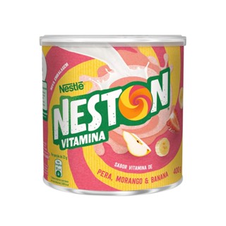 NESTON Vitamina - Pó para preparo instantâneo Morango, Pera e Banana 400g