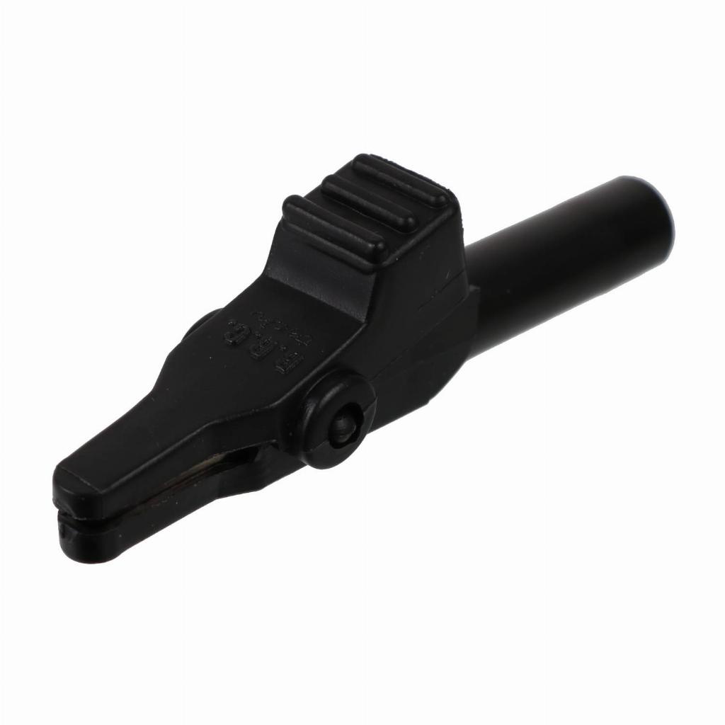 5 * Garra de Jacaré GJ44 Preta para Pino Banana 60mm 10A