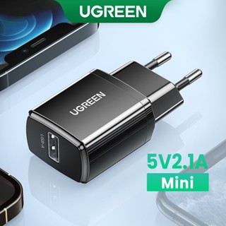 Carregador Adaptador UGREEN EU Plug 5V 2.1A Rápido Para iPhone 14 Pro Max 13 8 Samsung Xiaomi Huaiwei