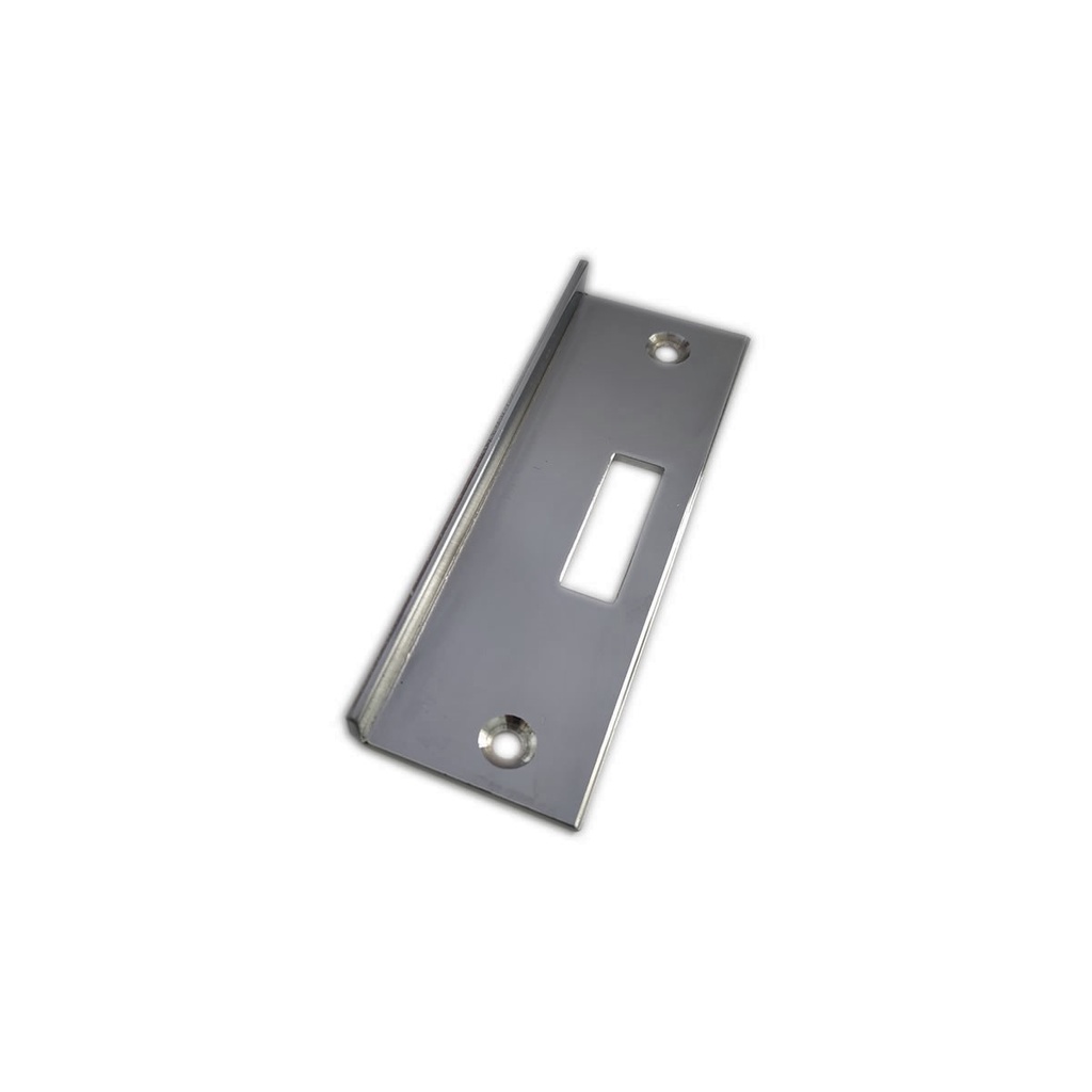 3230 - Contra fechadura com aparador para fechadura 3530 para porta de correr de vidro temperado blindex v/a - Cromado