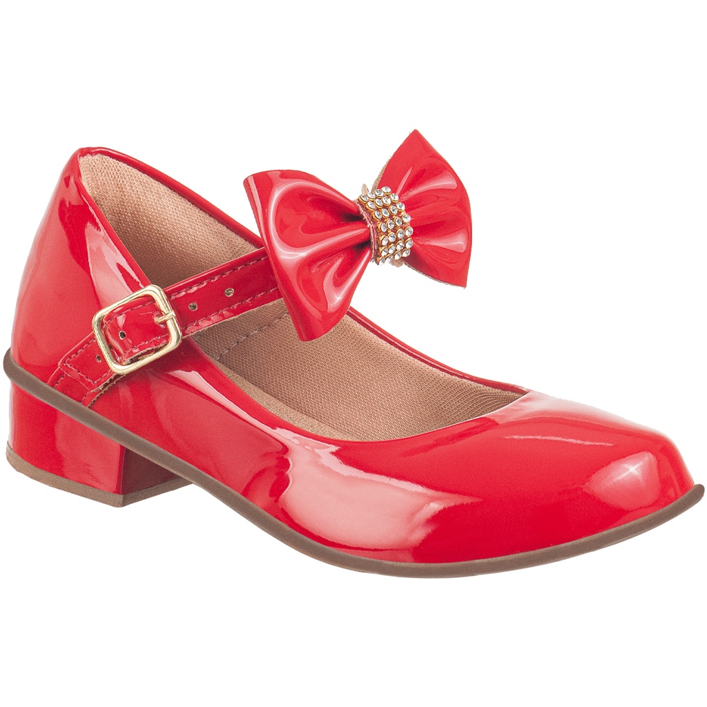 Sapatilha Infantil Feminina Menina Saltinho Com Laço Strass Lacinho Confort Boneca Salto Baixo Alto Festa Moda Blogueira em Oferta na Shopee