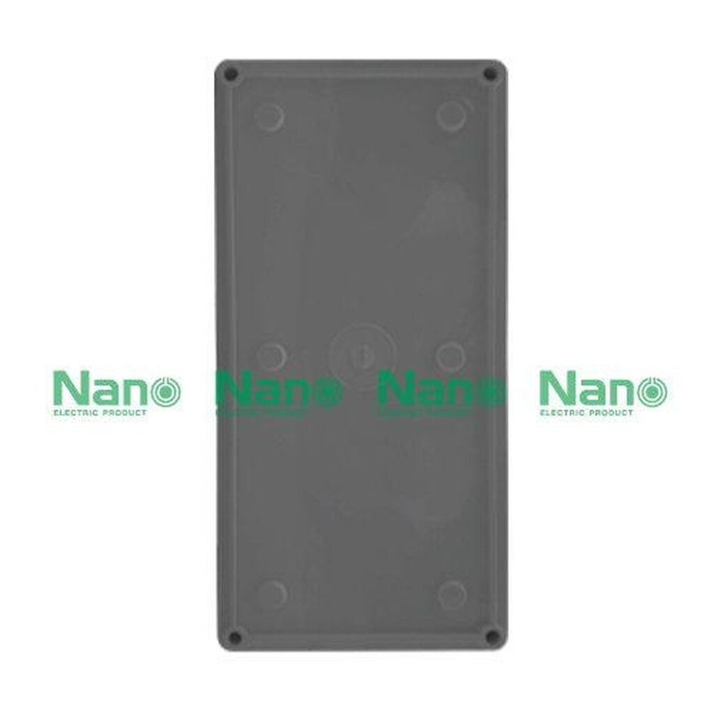 รูปสินค้า NANO Electric® NANO-203B กล่องกันน้ำพลาสติก ฝาทึบ ขนาด W127.10xH254xD91 mm (JUNCTION BOX IP65) สีดำ