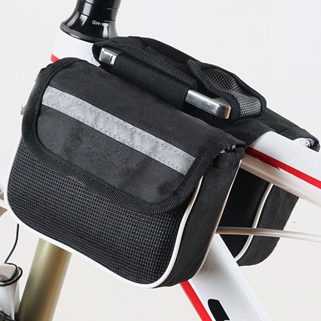 Bolsa Quadro Dupla Bike Resistente Ciclismo Porta celular Bicicleta Alforge