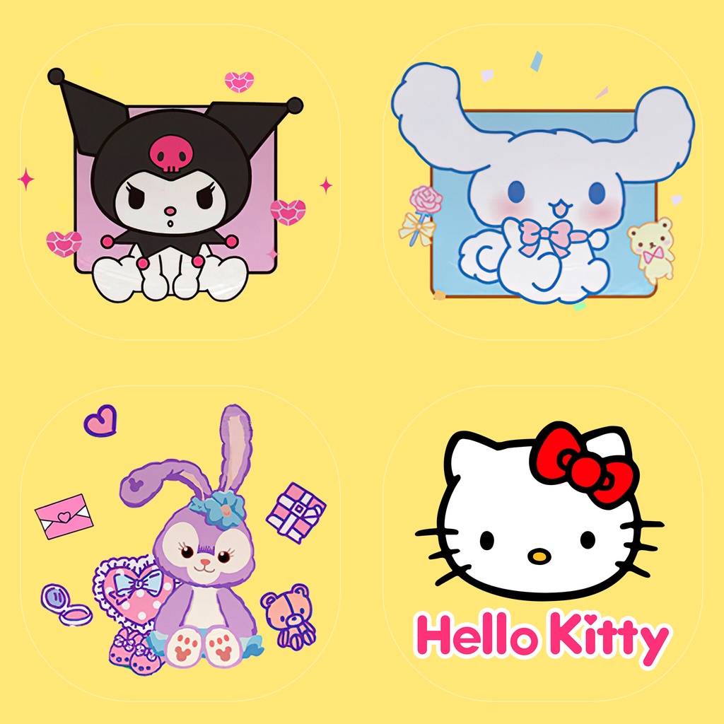 Adesivo Bunbun tamagotchi morango fofo mascote strawberry gameboy ...