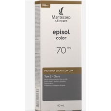 Protetor Solar Episol Color Tom 2 Claro Com FPS 70 40 ml | Shopee Brasil