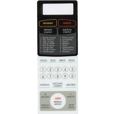 MEMBRANA MICROONDAS SHARP RB4B26 BRANCA 21.33.010