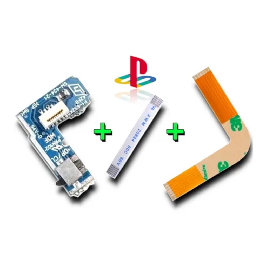 Botão Power/reset+fita Flex+flax L Slim Ps2 Model 70000
