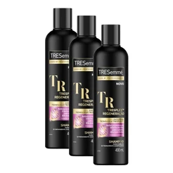 Kit 3 Shampoos TRESemmé TRESplex Regeneração 400ml cada