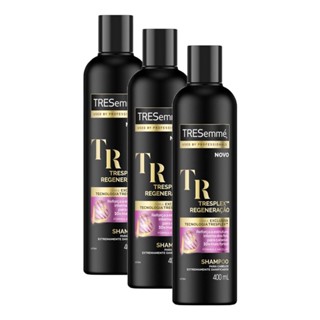 Kit 3 Shampoos TRESemmé TRESplex Regeneração 400ml cada