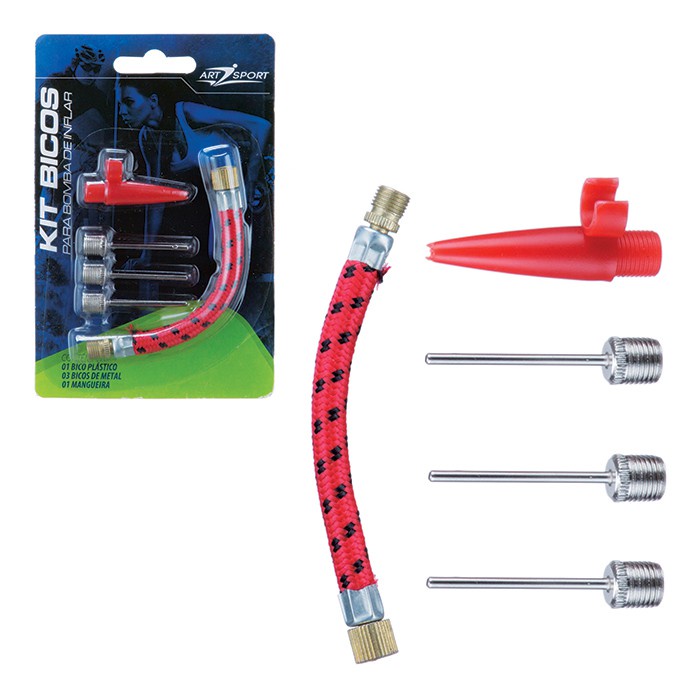 Bico Adaptador para Bomba Ar Encher Bola Boias Infláveis 4 Bicos Diversos em Oferta na Shopee