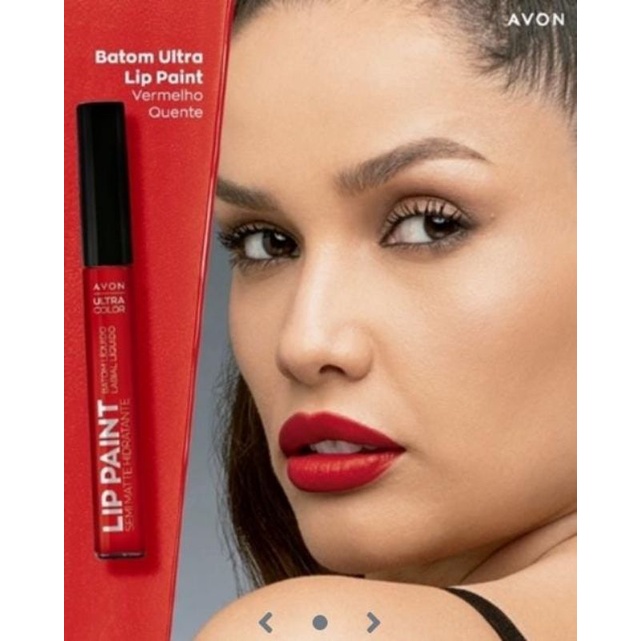 Batom L Quido Lip Paint Semi Matte Hidratante Avon Shopee Brasil