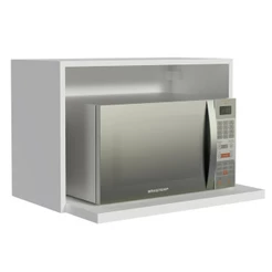 Armário De Cozinha Aéreo 100% MDF 60 cm com Nicho para Forno Branco Acordes Madesa