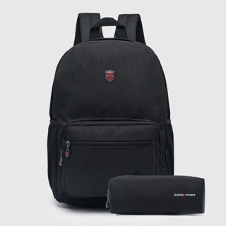 Kit Mochila Escolar Com Estojo Reforçada Moderna Swissport