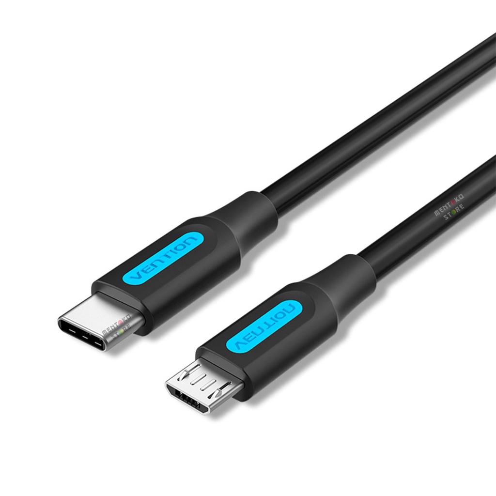 Cabo USB C Para Micro USB 2A Celular Smartphone 1m Vention