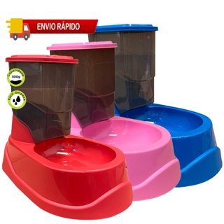 Comedouro Automatico Cachorro Gato Prático Com Reservatório Para Ração em Oferta na Shopee
