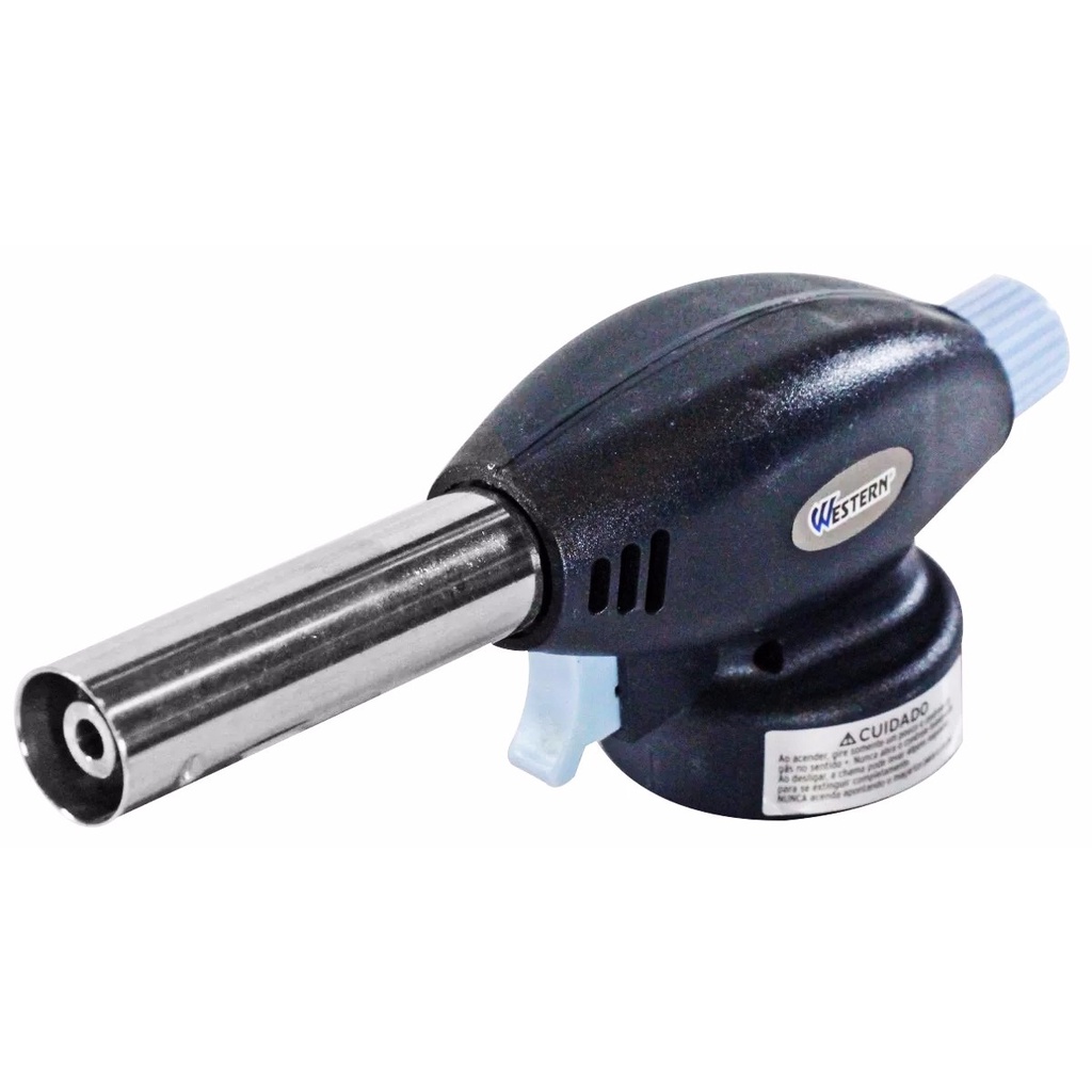 Maçarico Culinário Portátil de Cozinha Multiuso Manual com Controle de Chama Gourmet Cozinha
