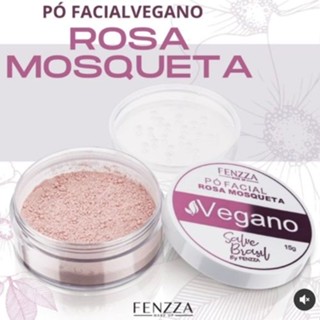 Pó Solto Rosa Mosqueta Vegano Fenzza