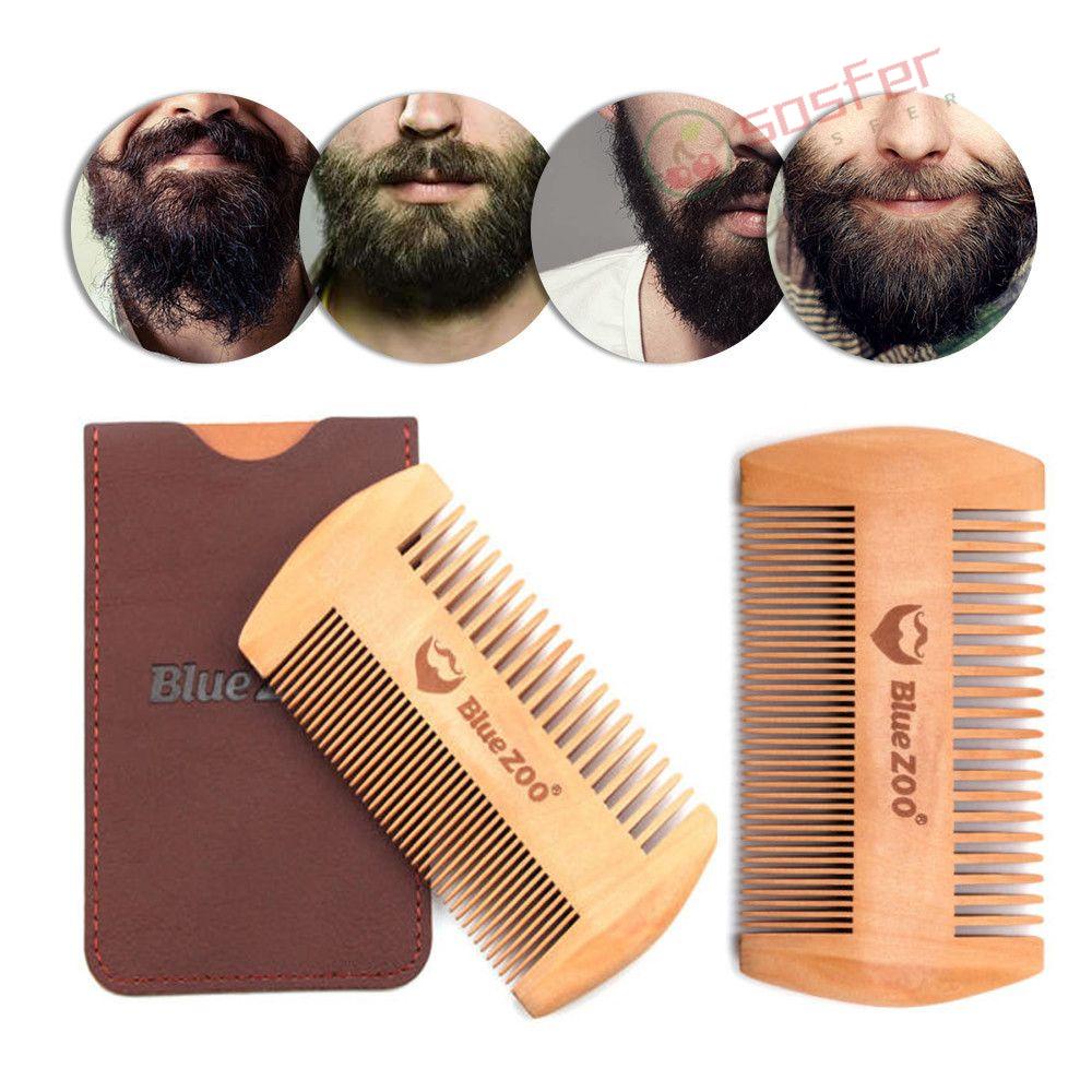 SOSFER Cabelo Bigodes Escova Pacote De Cartão Tamanho De Bolso Beleza Maquiagem Dentes Finos E Grossos