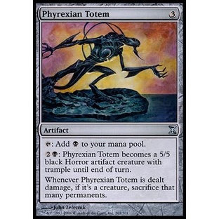 Totem Phyrexiano (Horror) - Magic The Gathering