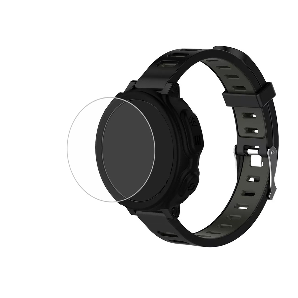 Kit Capa Case e Pelicula Vidro Proteção compativel com Garmin Forerunner 235