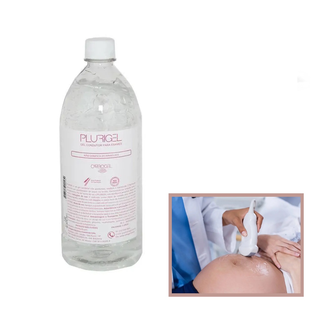 Gel Condutor CARBOGEL Garrafa 1Kg para Ultrassom - Ecógrafos -Dopplers em Oferta na Shopee