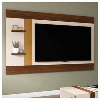 Painel Para TV 65 Polegadas 2 Prateleiras Discovery Caemmun