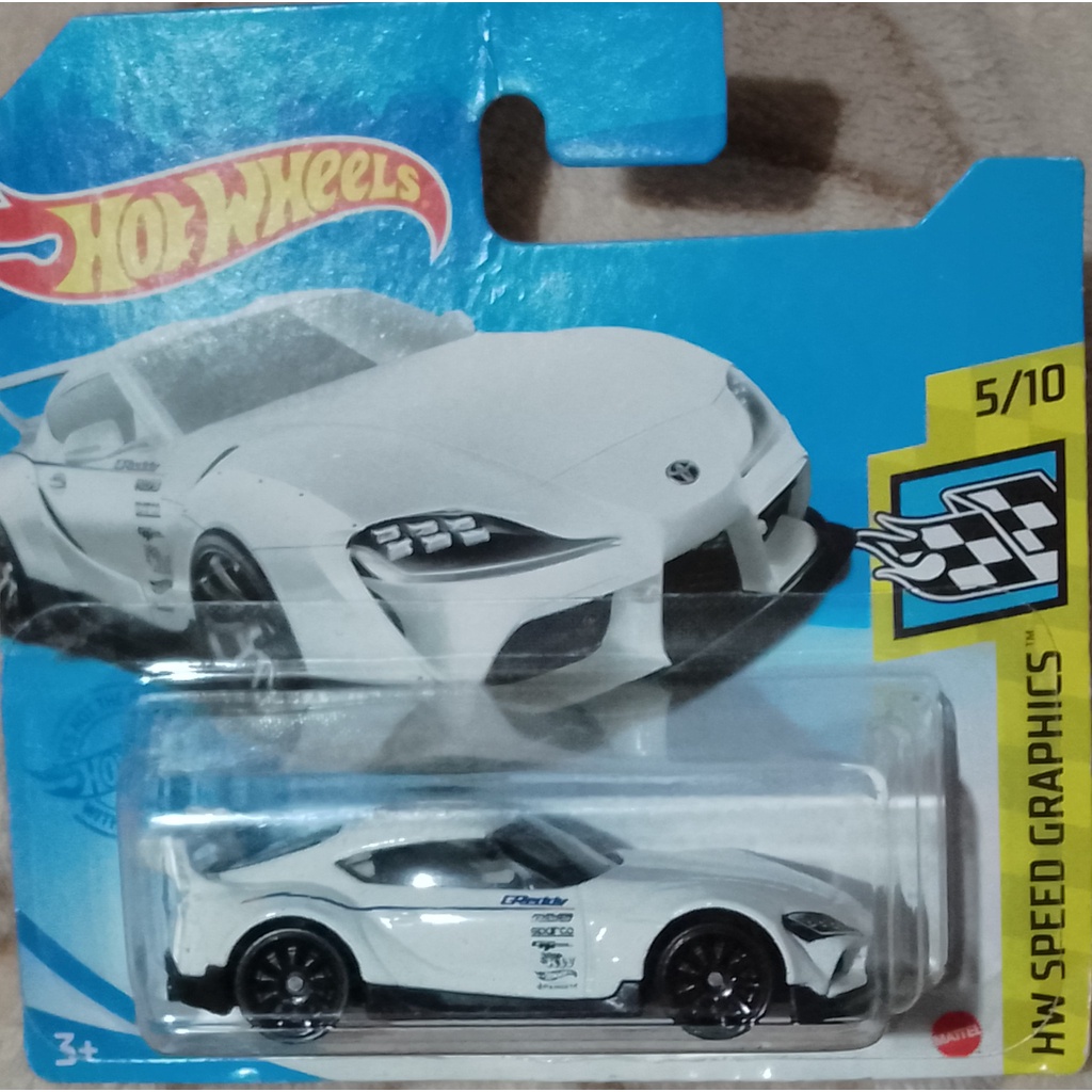 Hot Wheels 20 Toyota Gr Supra Branco Hw Speed Graphics Shopee Brasil