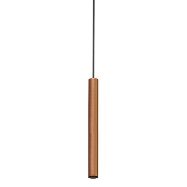 Lustre Pendente Taschibra Tabli MR11 40cm Tubular Bivolt Cobre