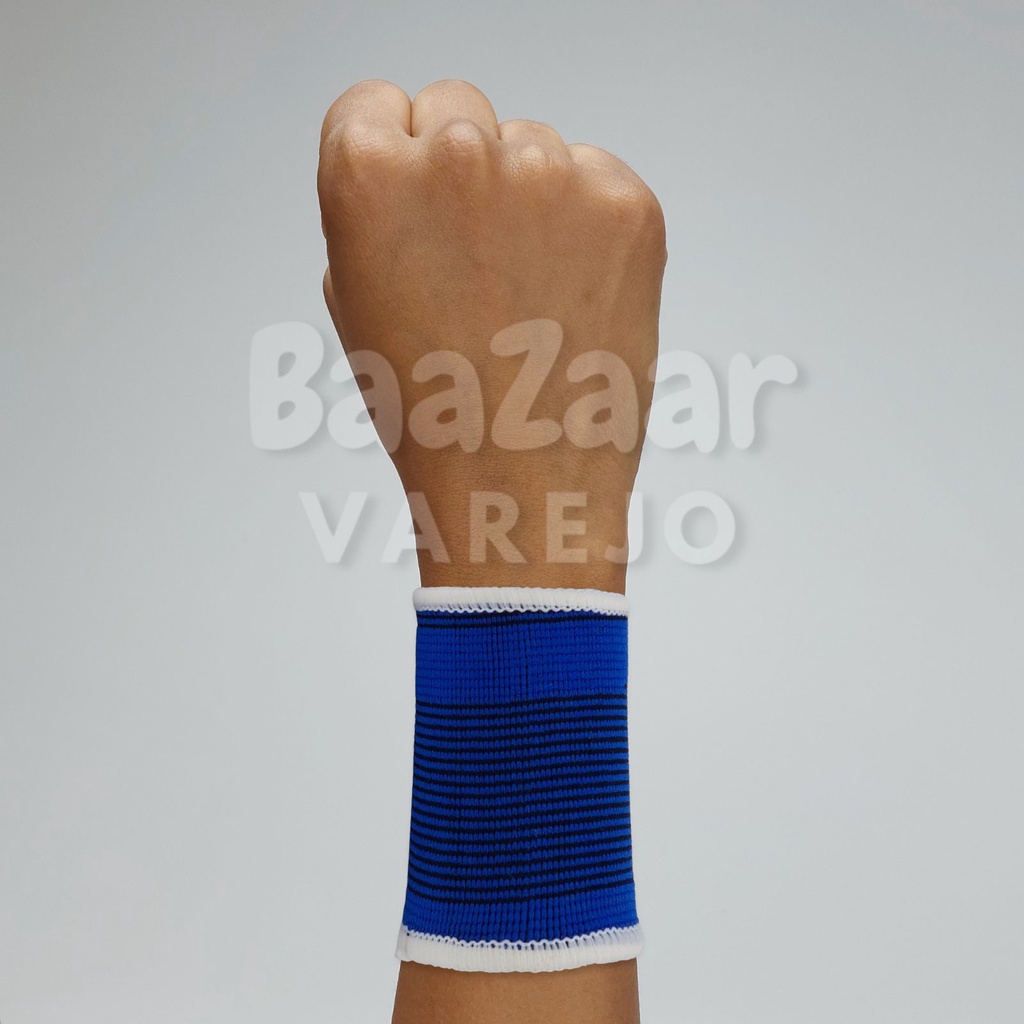 Kit C/3 Par Protetor De Pulso Compressão Munhequeira Punho