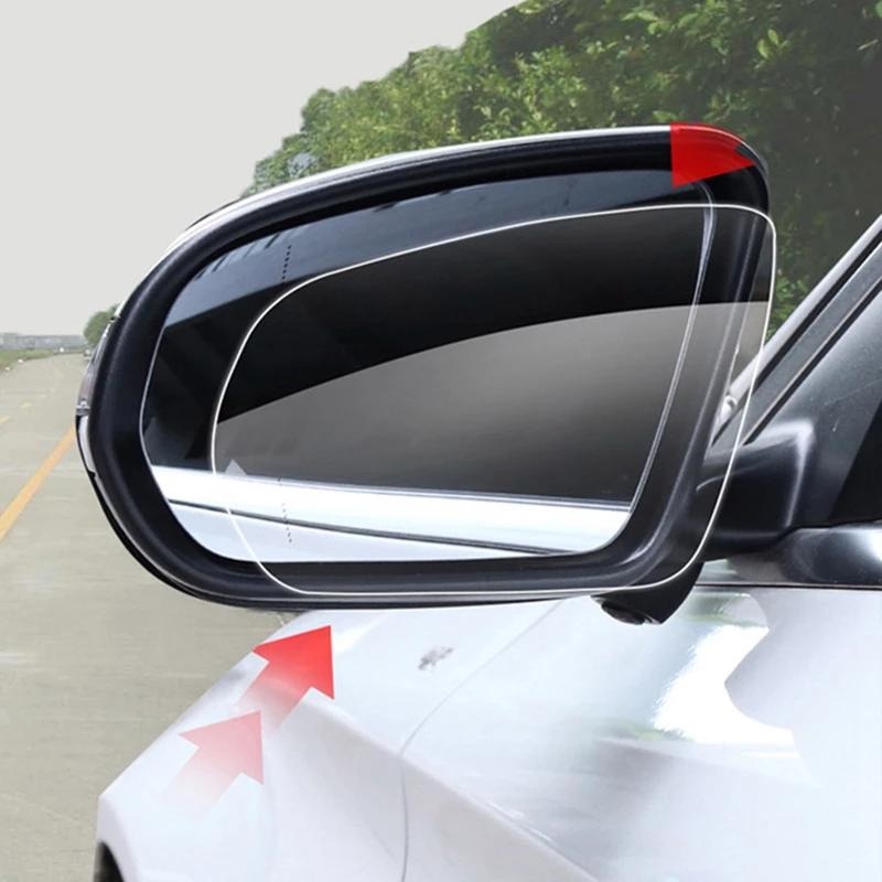 Película protetora para espelho retrovisor de carro, à prova de chuva, anti-neblina, espelho retrovisor
