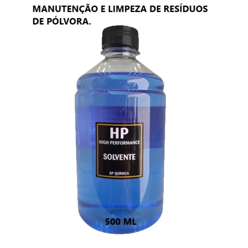 Solvente para Limpeza de Resíduos de  Pólvora e Chumbo em Armas de Fogo 500 ML