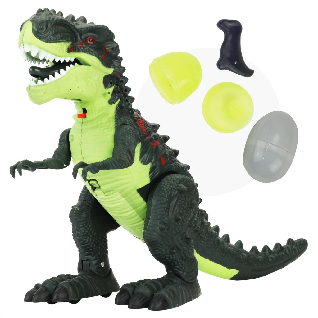 Dinossauro de Brinquedo com Movimentos e Põe ovos BBR Toys - Mom & Baby