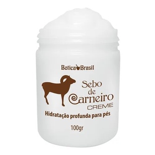 Creme Sebo de Carneiro para os Pés Hidratante e Restaurador de Calos e Rachaduras - 100g Lucy's