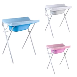 Banheira Com Suporte Dobrável e Trocador, 25l, até 30kg - Kids Baby Hércules