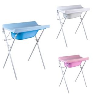 Banheira Com Suporte Dobrável e Trocador, 25l, até 30kg - Kids Baby Hércules em Oferta na Shopee