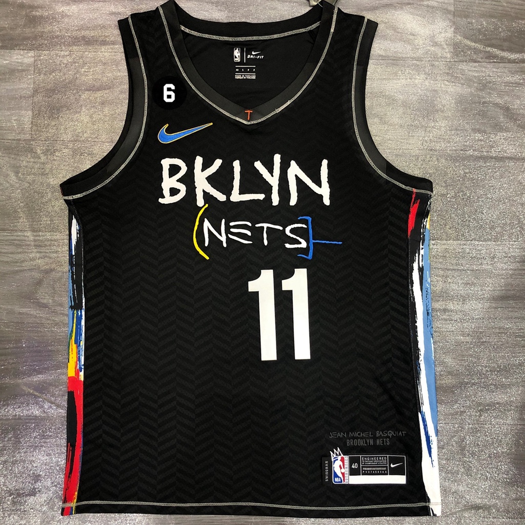 Camiseta Masculina 2023NBA Brooklyn Nets Kyrie Irving Black Basquetebol Jersey