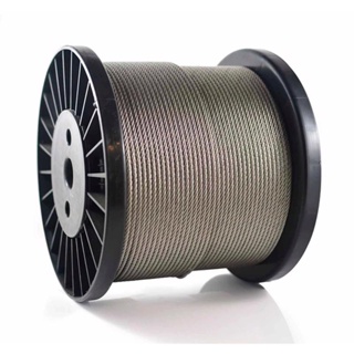 Cabo de Aço 4,8mm 3/16 6 X 7 100 Metros Alma Fibra Galvanizado Trançado em Oferta na Shopee