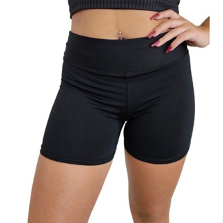 Shorts Leg Legging Suplex Academia Fitness Moda Feminina Cós Alto em Oferta na Shopee
