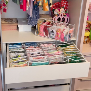 Kit 12 Colmeias Organizadora De Roupa Guarda Roupas Transparente Tamanho M - 40cm x 20cm x 15cm em Oferta na Shopee
