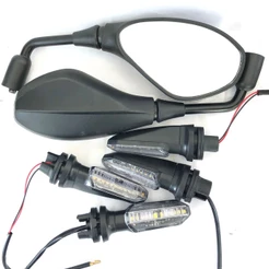 Kit 4 Pisca LED Sequencial Cb Twister Retrovisor Gs 650 F800 Bmw Honda