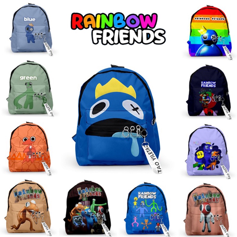 Jogos ROBLOX Rainbow amigos Mochilas escolares 17 polegadas Printe