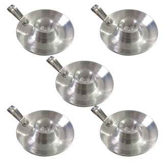 Kit 05 Suportes Para Vela Palito Castiçal Porta Vela Alumínio em Oferta na Shopee