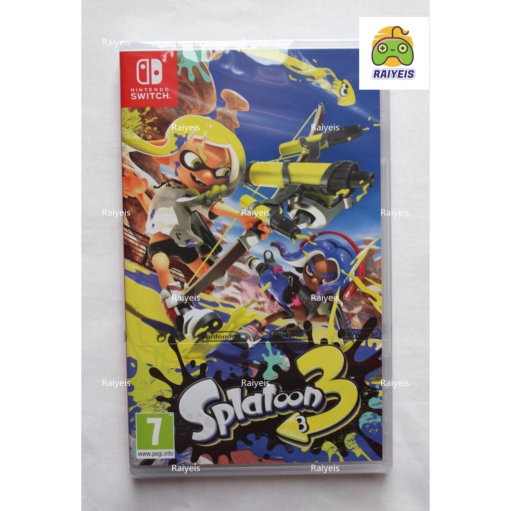 Splatoon 3 Standard Edition Nintendo Switch Físico Jogo Switch Novo