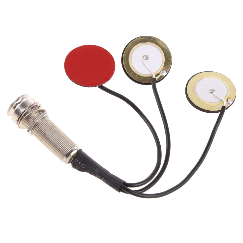 Estone Captador Piezo Microfone Contato 3 Transdutor Captação Para Kalimba