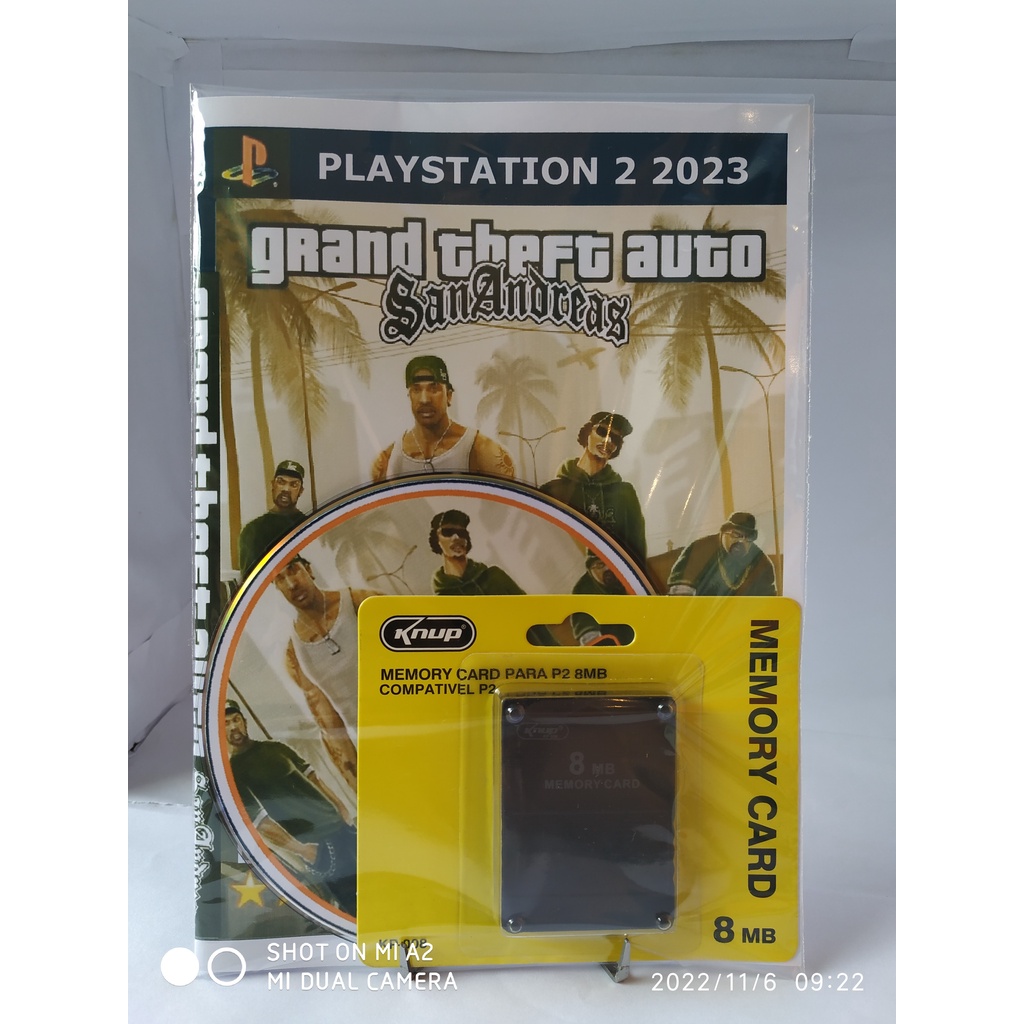 Grand Theft Auto San Andreas Playstation 2 Bloqueado Dvd Ps2