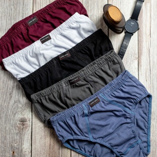 Kit com 5 Cueca  Adulto Básica Modelo SLIP 100% ALGODÃO - P/M/G/GG/GG1/GG2/GG3 em Oferta na Shopee