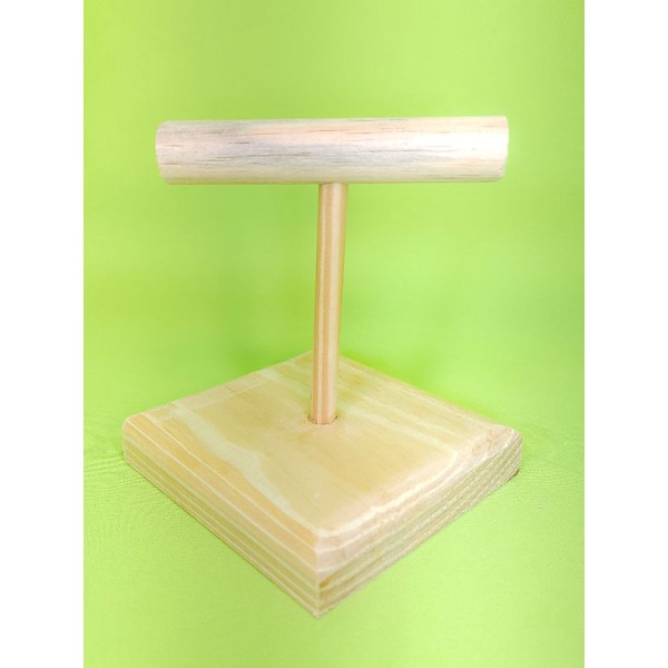 Poleiro móvel de mesa - Acessório para aves (calopsita, agapornis, ring neck, etc)