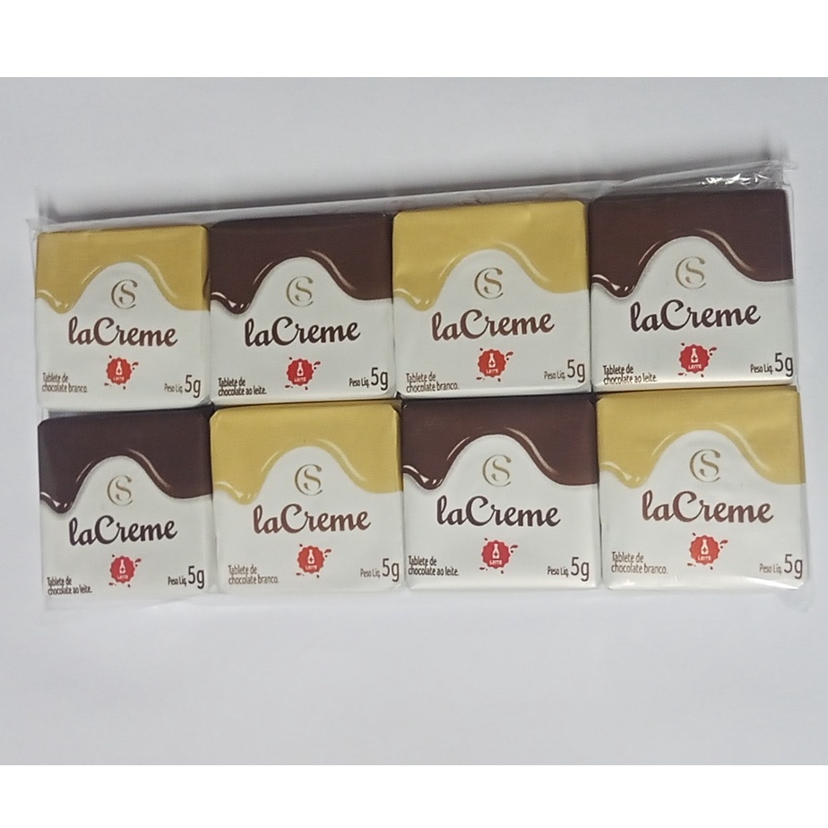 Kit Tabletes de Chocolate LaCreme Cacau Show com 10 Unidades
